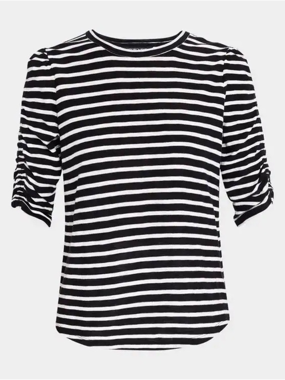 Veronica Beard Waldorf Tee Navy White Size Medium